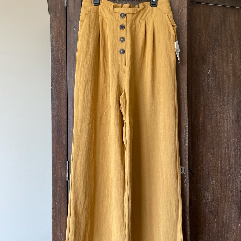 Paperbag Wideleg Pant